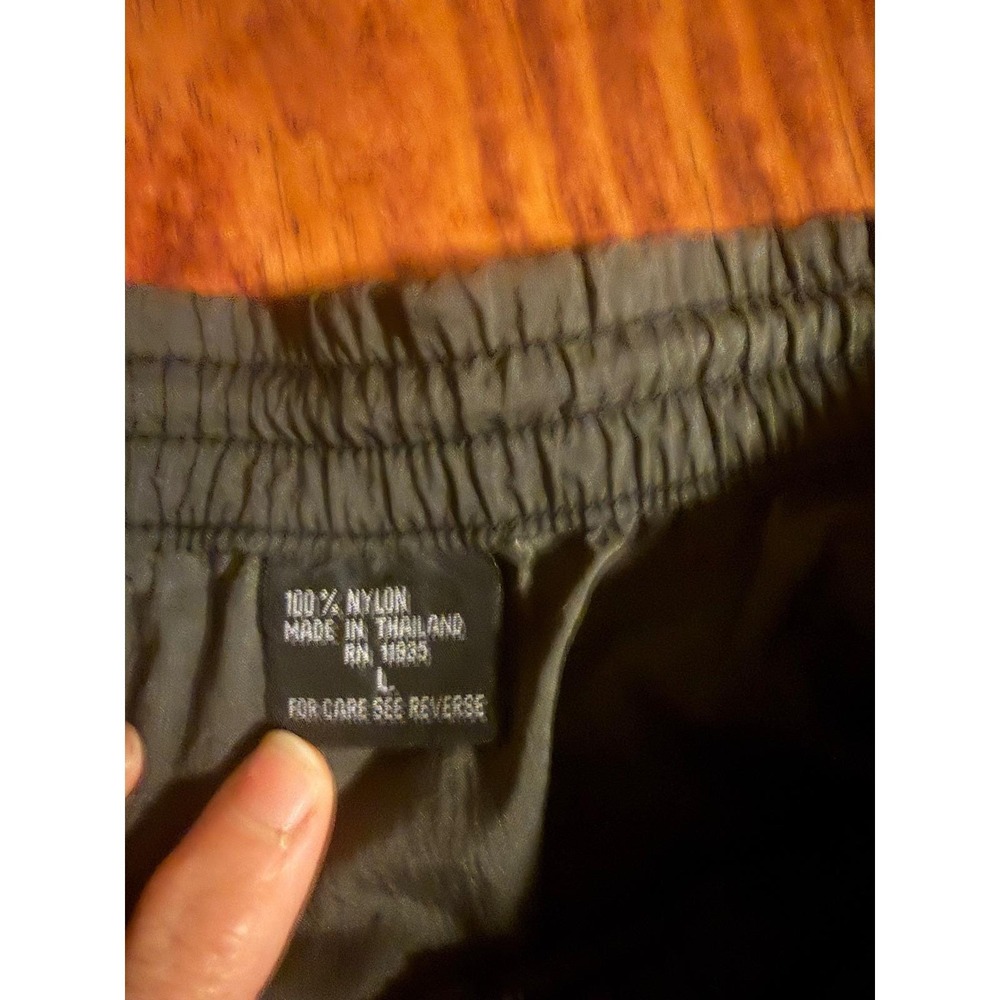 USA Olympics Nylon Shorts Mens Large Black Vintage 90s Team USA Athletic - Picture 4 of 4
